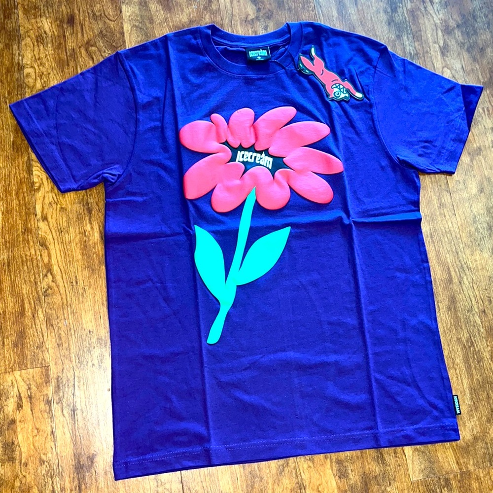 MEN LARGE ICE CREAM SHIRT (PURPLE)